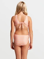 Girls Line One-Piece - Melon