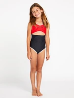 Girls Coco One-Piece Swimsuit - Candy Apple