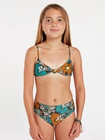 Girls Nothing Bud Love Bikini Set - Jade