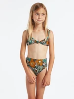 Girls Nothing Bud Love Bikini Set - Jade