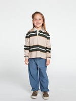 Girls Volarco Long Sleeve Polo - Dark Pine