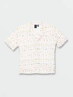 Girls Stickerbook Top - Star White