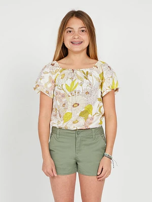 Girls Frochickie Short - Light Army