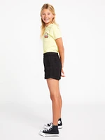 Girls Sunday Strut Shorts - Black Out