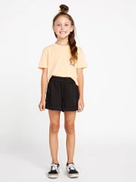 Girls Sunday Strut Shorts - Black Out