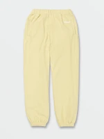 Girls Lived Lounge Fleece Elastic Waist Pants - Citron