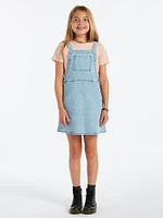 Girls Sunday Strut Dress - Pale Blue