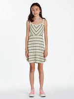 Girls Popztone Dress - Bone