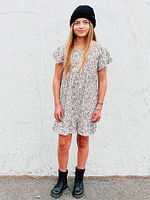 Girls Miss Hiss Dress - Sand