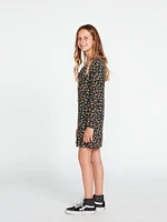 Girls Eazy Focheezy Dress - Black Combo