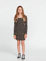 Girls Eazy Focheezy Dress - Black Combo