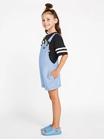 Girls Sunday Strut Romper - Blue Bird