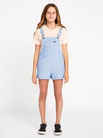 Girls Sunday Strut Romper - Blue Bird