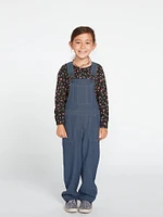 Girls Sunday Strut Overalls - Flight Blue