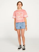 Girls Truly Stoked Tee - Desert Pink