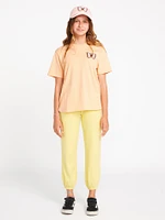 Girls Truly Stoked Boyfriend Short Sleeve Tee - Melon