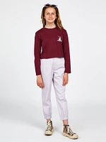 Girls Pocket Dial Long Sleeve Tee