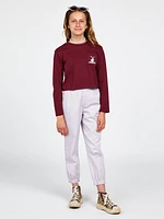 Girls Pocket Dial Long Sleeve Tee