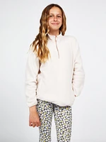 Girls Pheelin It Mock Neck Hoodie - Ash