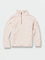 Girls Pheelin It Mock Neck Hoodie - Ash