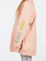Girls Truly Stokin Boyfriend Sweatshirt
