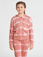 Girls Lived Lounge Zip Sweatshirt - Sepia