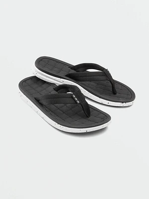 V.Co Draft Sandals - Black White