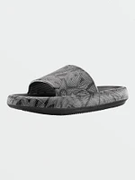 Mens Stoney Cloud Slide Sandals - Black White