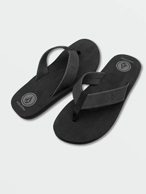 Daycation Sandals - Black Destructo