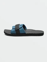 Mens Eco Recliner Slide Sandals - Navy