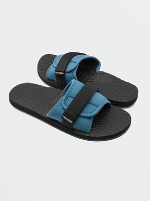 Mens Eco Recliner Slide Sandals - Navy