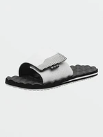 Recliner Slide Sandals - White