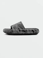 Womens Stoney Cloud Slide Sandals - Black White