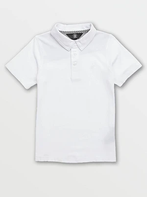 Little Boys Wowzer Polo - White