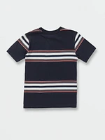 Little Boys Warsaw Crew Short Sleeve Shirt - Navy