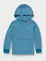 Little Boys Pinstone Long Sleeve Shirt - Blue Drift