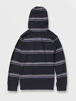 Little Boys Outstoned Hooded Long Sleeve Shirt - Navy