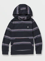 Little Boys Outstoned Hooded Long Sleeve Shirt - Navy