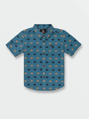 Little Boys Stackstone Short Sleeve Shirt - Aged Indigo