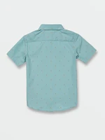 Little Boys Graffen Short Sleeve Shirt - Cali Blue Heather