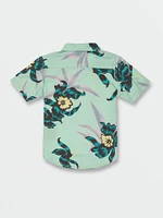 Little Boys Island Time Short Sleeve Shirt - Ice