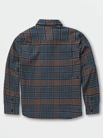 Little Boys Caden Plaid Long Sleeve Flannel