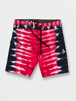 Little Boys Quatro De Julio Trunks - Red