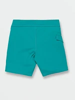 Little Boys Lido Solid Mod-Tech Trunks - Electric Blue