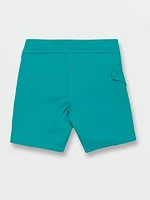 Little Boys Lido Solid Mod-Tech Trunks - Electric Blue