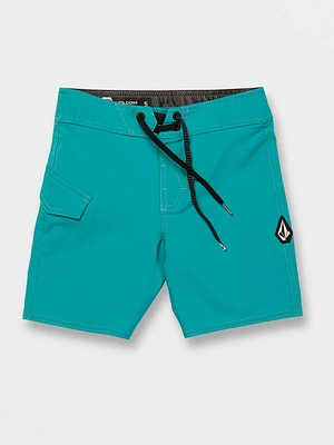 Little Boys Lido Solid Mod-Tech Trunks - Electric Blue