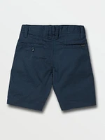 Little Boys Frickin Chino Shorts - Service Blue