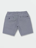 Little Boys Frickin Mix Elastic Waist Shorts - Navy