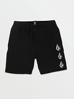 Little Boys Iconic Stone Fleece Shorts