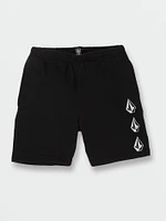 Little Boys Iconic Stone Fleece Shorts